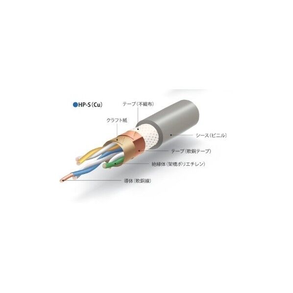 EM-HP-S（CU） JCS 3501（小勢力回路用耐熱電線）環境配慮型消防用耐熱電線