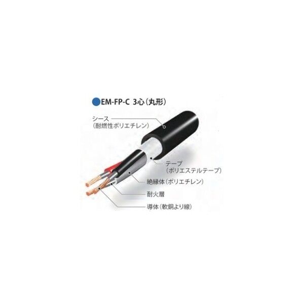 EM-FP-C JCS4506（低圧耐火ケーブル）消防庁告示第10 号 環境配慮型低圧耐火ケーブル