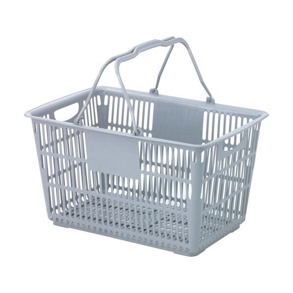 ショッピングバスケット U31 ライトグレー 31L