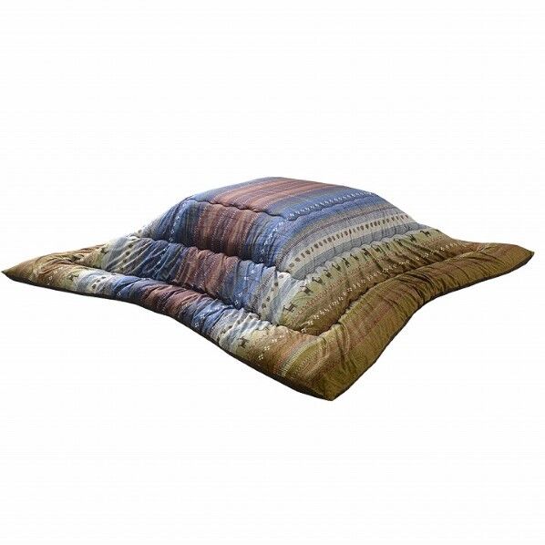 ギャッベ柄 こたつ布団 正方形 掛け単品 マルチ 約205×205cm 1151290300103 マルチ 205×205cm 64-8043-96 1点