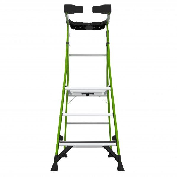FRP上枠付き脚立 フォートレス 3段