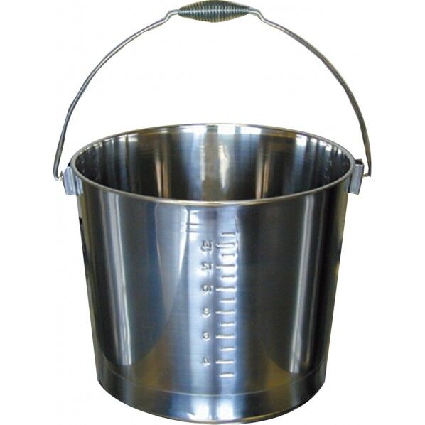 18-8目盛付バケツ(プレス) SH-640B-H 1点