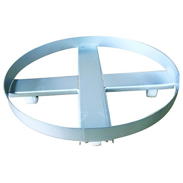 18-8大型タンク運搬用台車/ナイロン車 DL-4640 1点