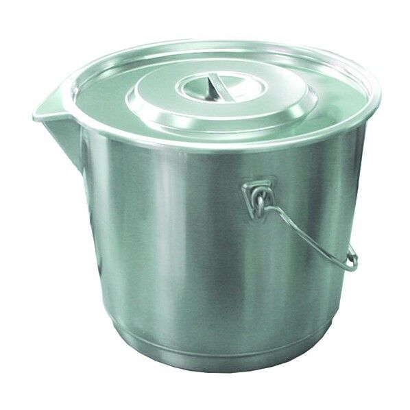 18-8口出付バケツ(ベース付) 本体 SH-6415H 1点