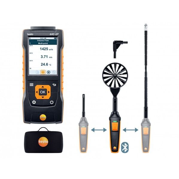 テストー TESTO440DP 風速計コンボセット2 0563 4410 1個