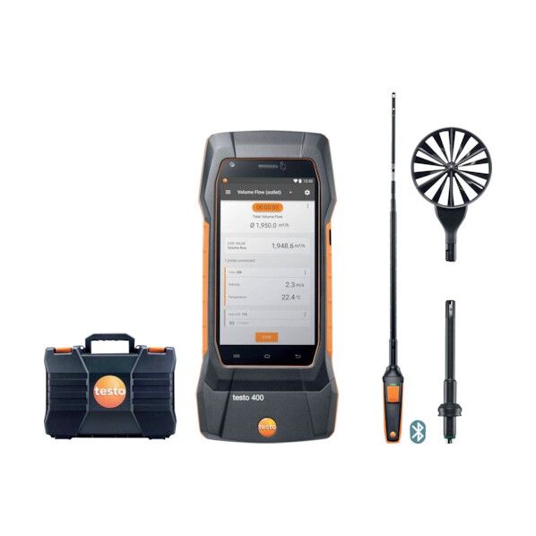 テストー 風速計コンボセット1 testo 400 0563 0400 71 1セット