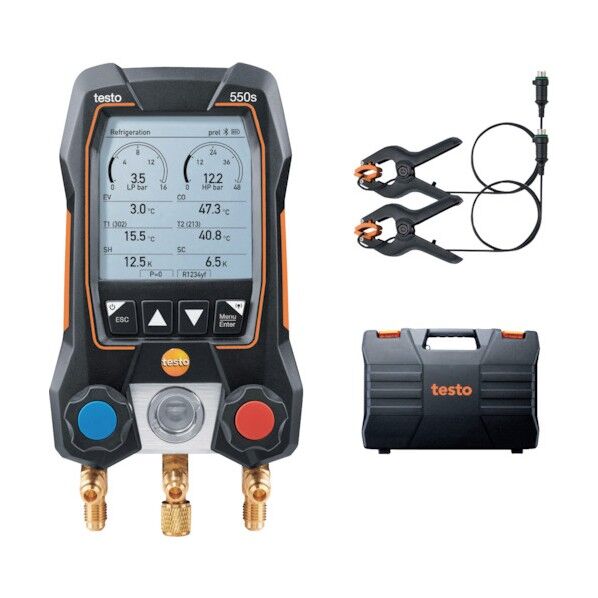 デジタルマニホールド testo550s ベーシックセット 0564 5501 55 1点