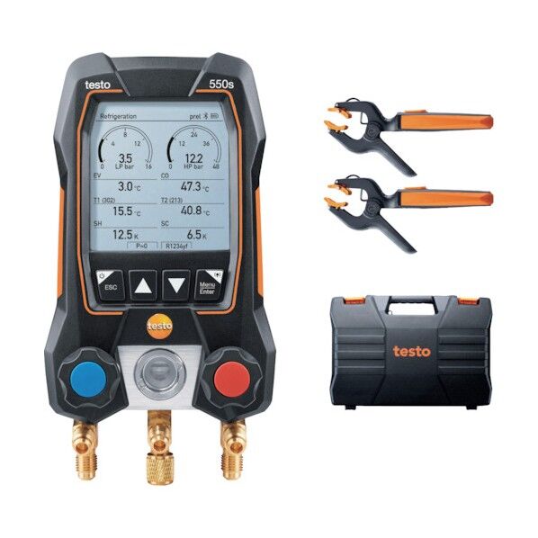 デジタルマニホールド testo550s セット 0564 5502 55 1点