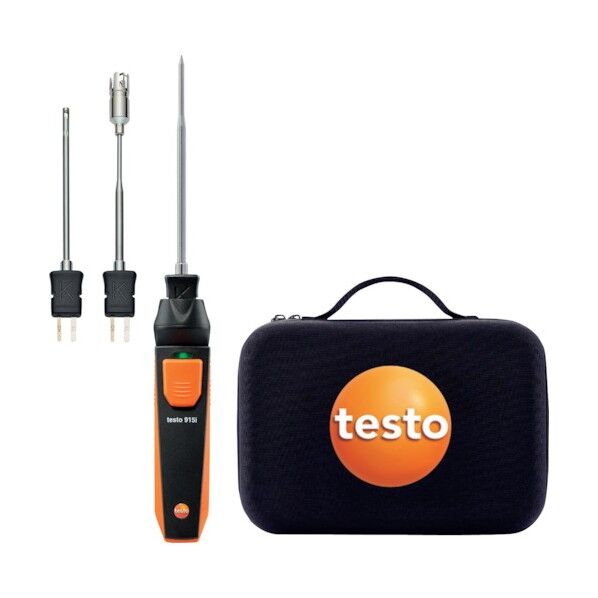 温度計 testo915i セット(スマートプローブ) 0563 5915 08 1点