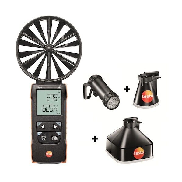 testo 417 ファンネルセット2 0563 2417 1台