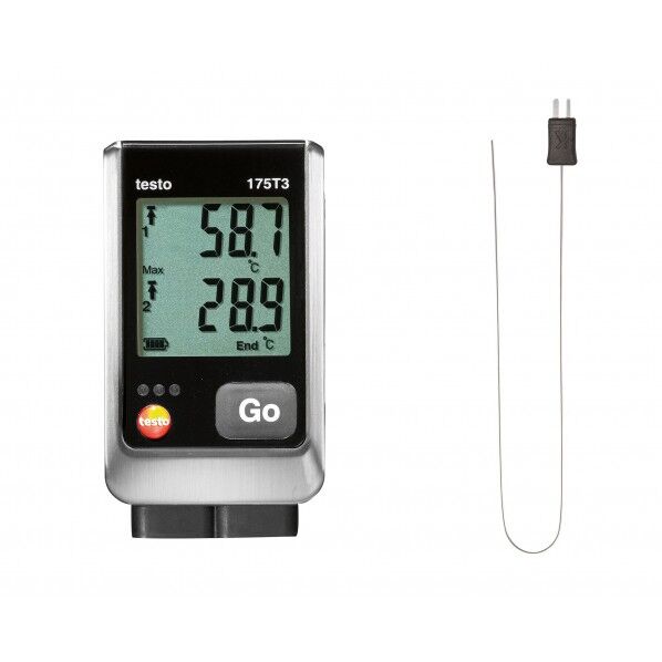 testo175T3 1000℃対応熱電対ロガーセット TD20-175-01 1点