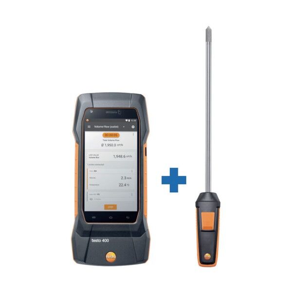testo400 + 180℃ 高温用温湿度プローブ TD20-400-16 1点