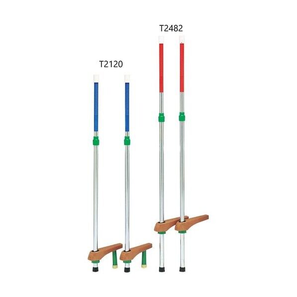 カラー竹馬スライド式185 赤 T2482R 1式