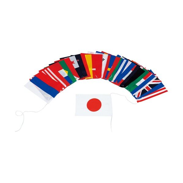テトロン万国旗30S(連結済) 30ヶ国組