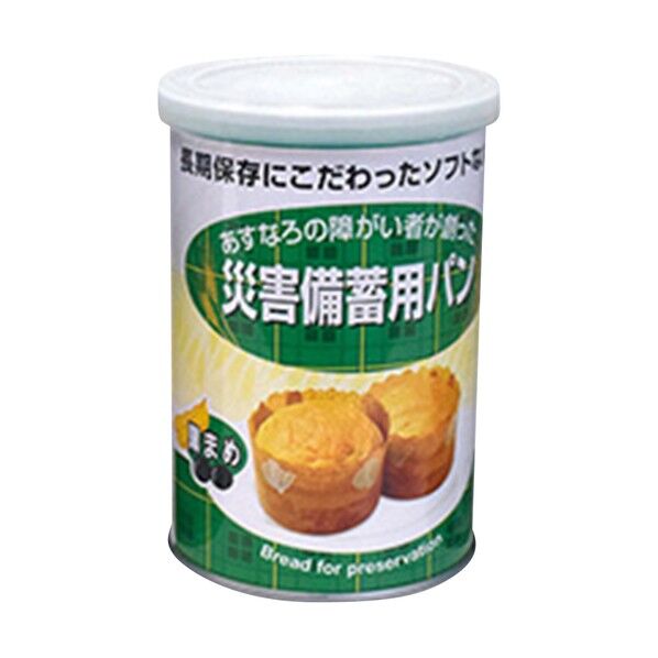 災害備蓄用パン 黒豆風味 8-6695-02 24缶