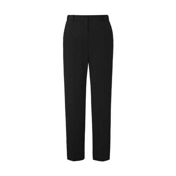 テーパードパンツ レディース オフィス 事務服 ブラック 11