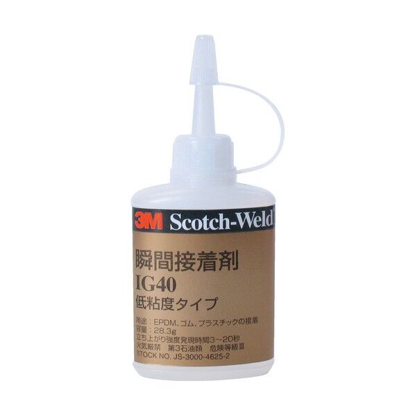 【期限間近特価品】 Scotch-Weld 瞬間接着剤 IG40 透明 27ml