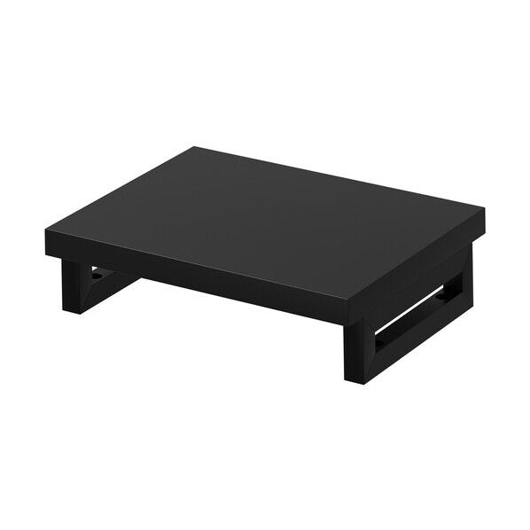 eモニタ台(角脚・黒天板)幅400×奥行300【受注生産品】