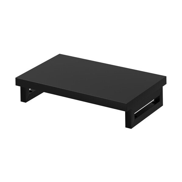 eモニタ台(角脚・黒天板)幅500×奥行300【受注生産品】