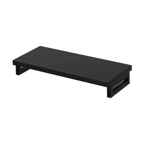 eモニタ台(角脚・黒天板)幅700×奥行300【受注生産品】