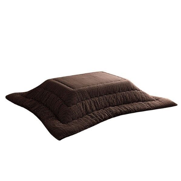 こたつ布団 長方形 日本製 和柄 約205×245cm ブラウン