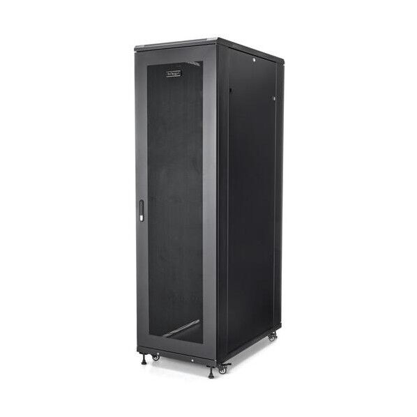サーバーラック/キャビネット/42U/19インチ/取付奥行92．5cm/キャスター 鍵付/AV データセンターラック