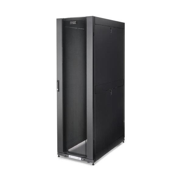 サーバーラック/キャビネット/42U/19インチ/取付奥行89cm/キャスター 鍵付/通信機器 データセンターラック