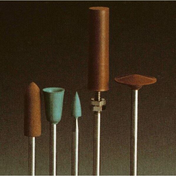 軸付シリコンゴム砥石(#320) 5コイリ R1061 1点