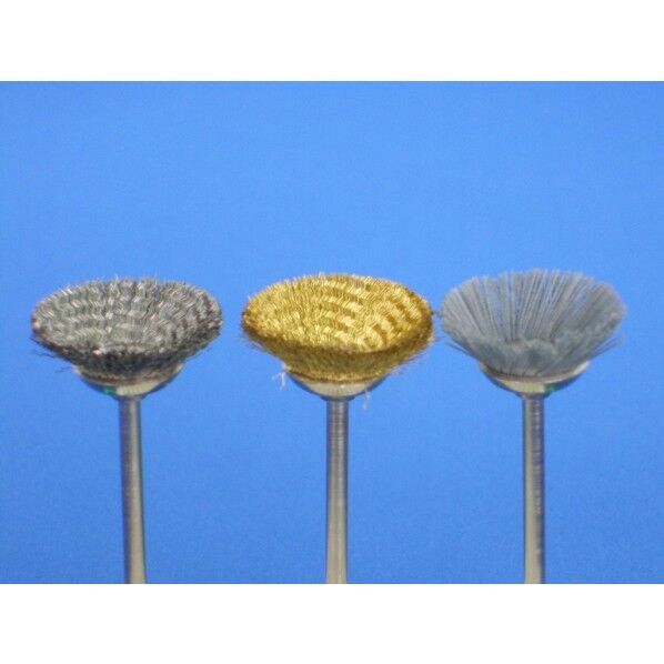 軸付ベベル型ブラシ 5コイリ