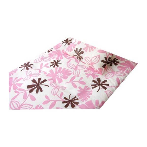 布団カバー 洗える 花柄 リーフ柄 『ルイード 敷き布団カバー』 ピンク ダブル 約145×215cm 1190320220304 ピンク 145×215cm 64-8028-12 1点