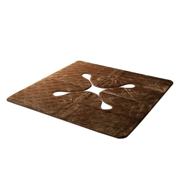 掘りこたつ用 カーペット 正方形 ブラウン 約190×190cm