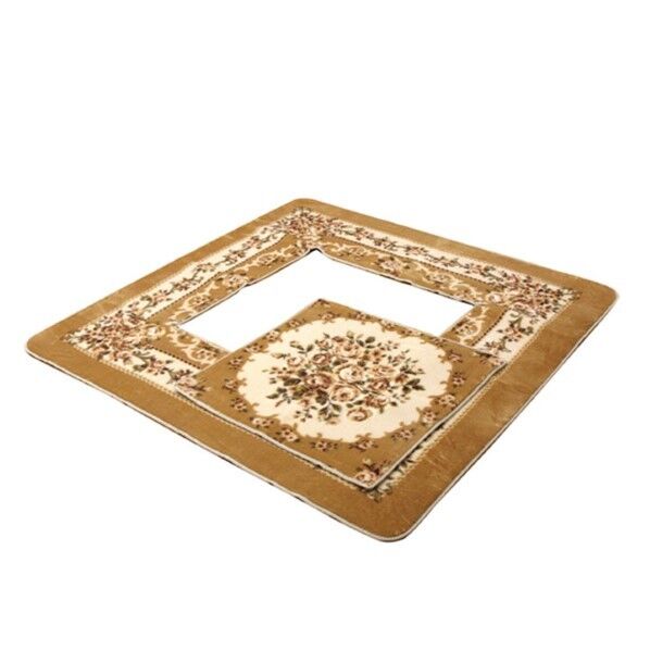 掘りごたつ用 ホットカーペット対応ラグ 『HクィーンFL堀』 220×330cm(くり抜き部90×150cm) 1341350023113 ベージュ 220×330cm 64-8033-12 1点