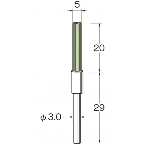 クリストンブリッスルφ5x20(ピンポイント用#150) B9051 1点