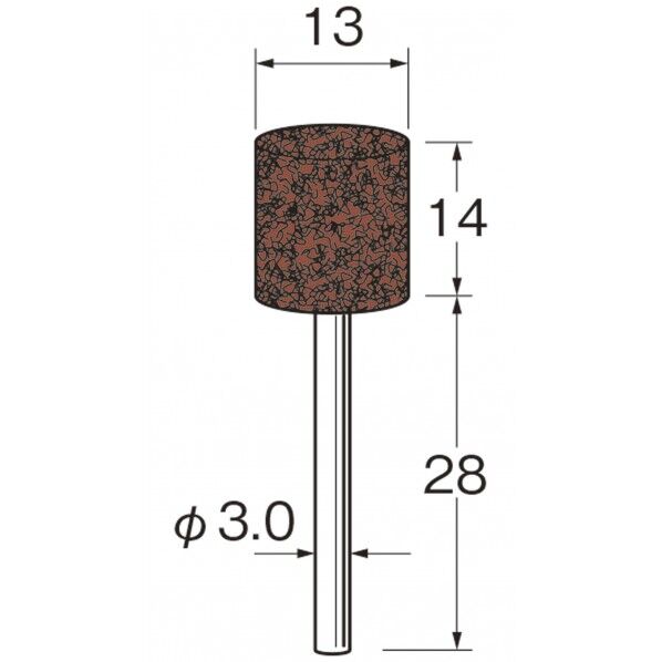 ソフトラップ 軸付き型(#1000) 5コ入 S2807 1点