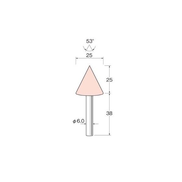 軸付砥石 5コイリ G6638 1点
