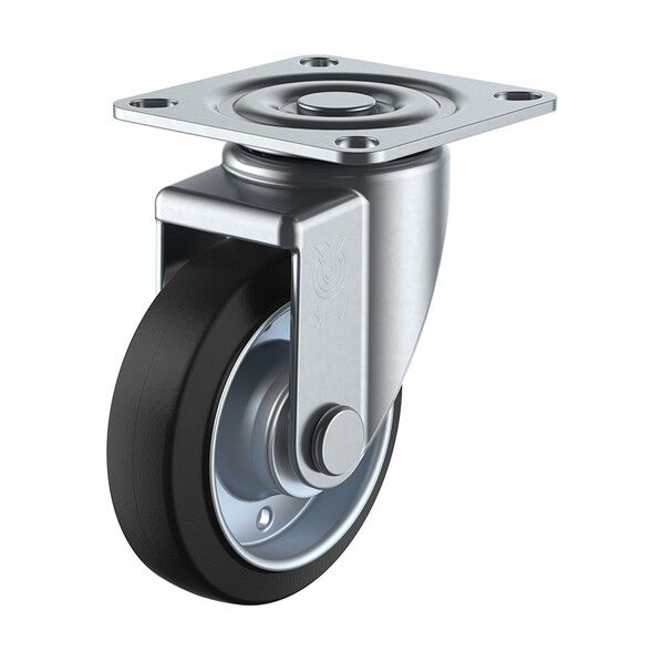 SJ型キャスター 自在車プレート式 SJ-100NB 1個