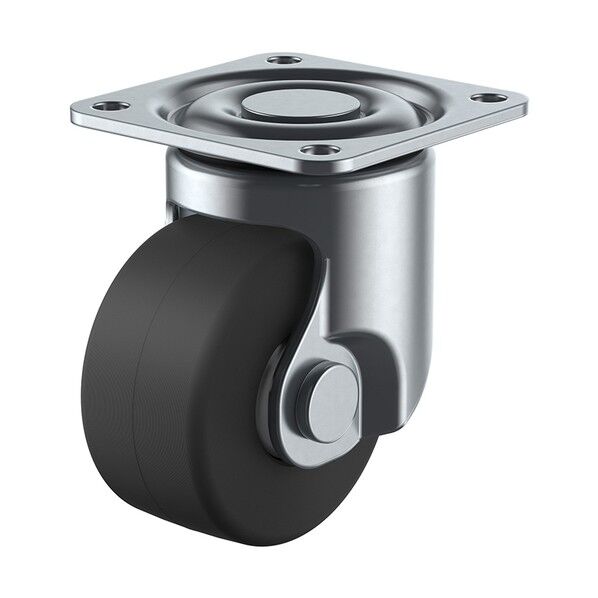 HSG型キャスター 自在車プレート式 径50mm 導電MCナイロン車輪