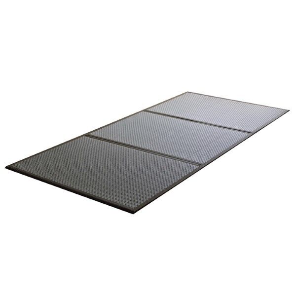 マットレス 三つ折り カビ防止 置き畳 軽量 こたつ敷 フロアマット 約100×210cm ベージュ