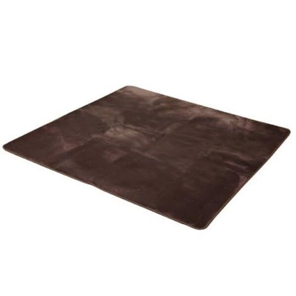 ボリュームタイプ ラグカーペット 『MAXリラCE』 ブラウン 130×185cm(中材:ウレタン18mm) 1280130061503 ブラウン 130×185cm 64-8032-55 1点