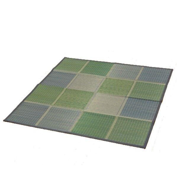 純国産 い草花ござ 『FUBUKI』 江戸間6畳(約261×352cm) 1080670120602 グリーン 261×352cm 64-8009-24 1点