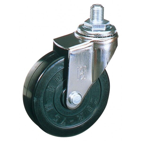 ネジ式 軽荷重用 自在車 ゴム