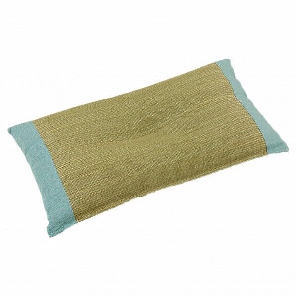 アズワン 枕 い草 シンプル 無地 角枕 7559719 30×15cm ブルー 64-9107-45 1個...