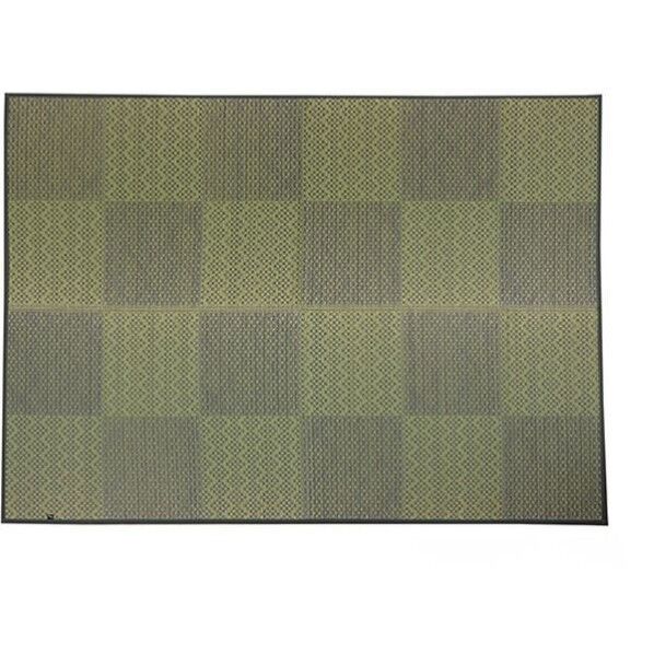 ラグ 小林製薬コラボ KOBA-GUARD い草 市松 滑り止め 不織布 約191×250cm 1051530133904 グレーモダン 191×250cm 64-9108-30 1点