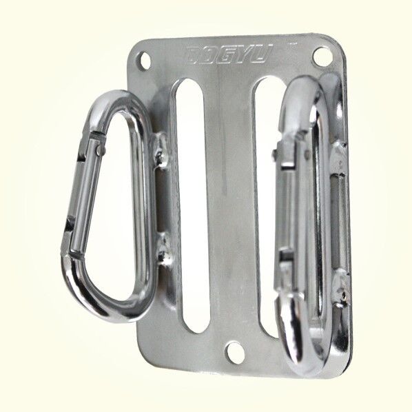 メッキWカラビナフック (S)6X60mm・(M)7X70mm F-67(SxM) 1個