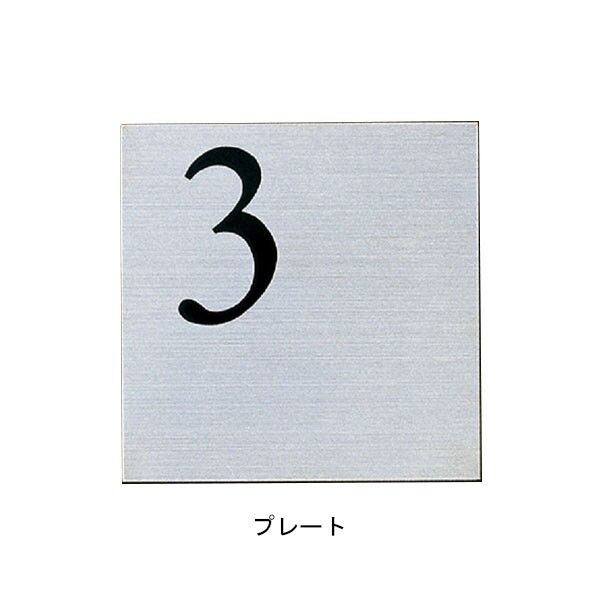 ACE(杉田エース) 階数表示板 AE-813用プレートのみ 3 1点