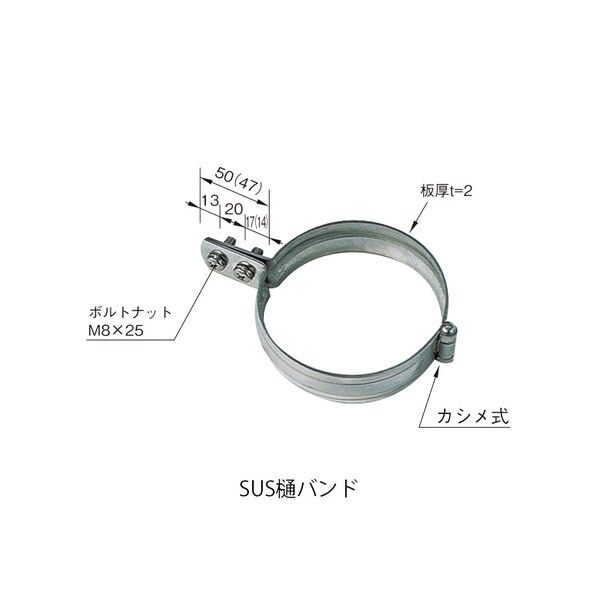 SUS樋バンド 80A