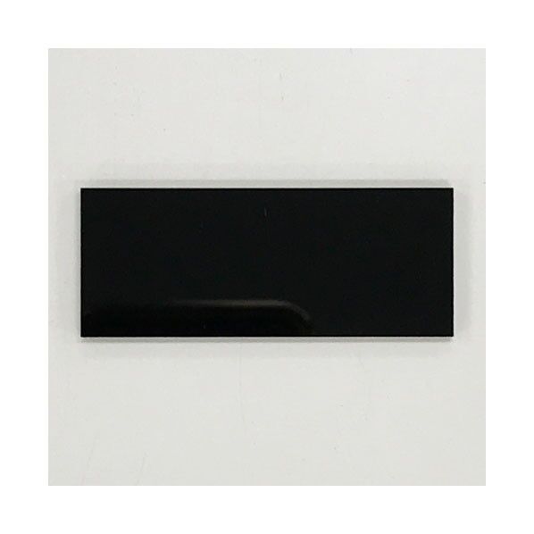 室名札NP-2、5用アクリルプレート黒2tx50x20 両面テープ付