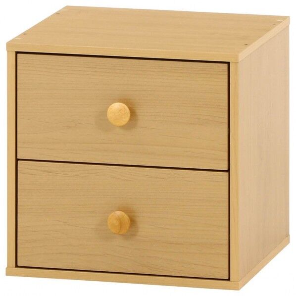 キューブボックス 引出2杯 NA