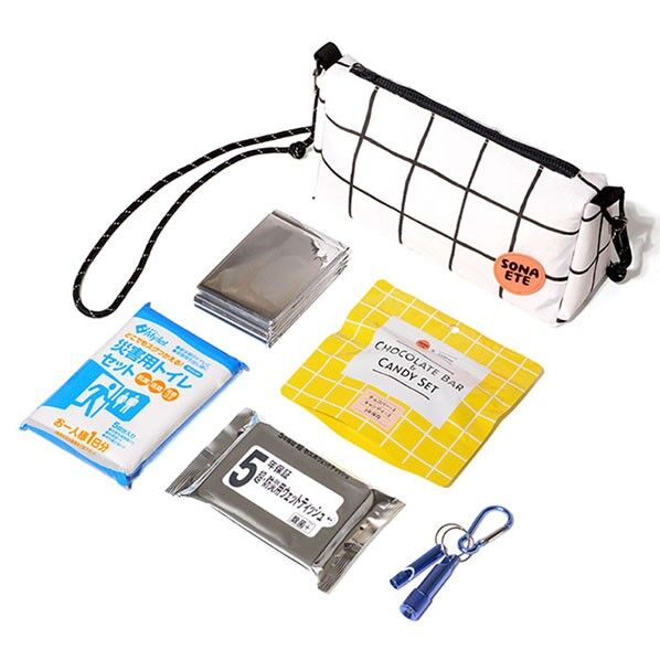 ACE(杉田エース) SONAETE(ソナエテ) Emergency Pouch 防災ポーチ 652-798 1個