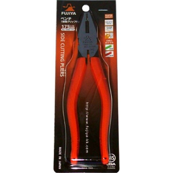 フジ矢 ペンチ(樹脂グリップ付)175mm 1050-175 1点